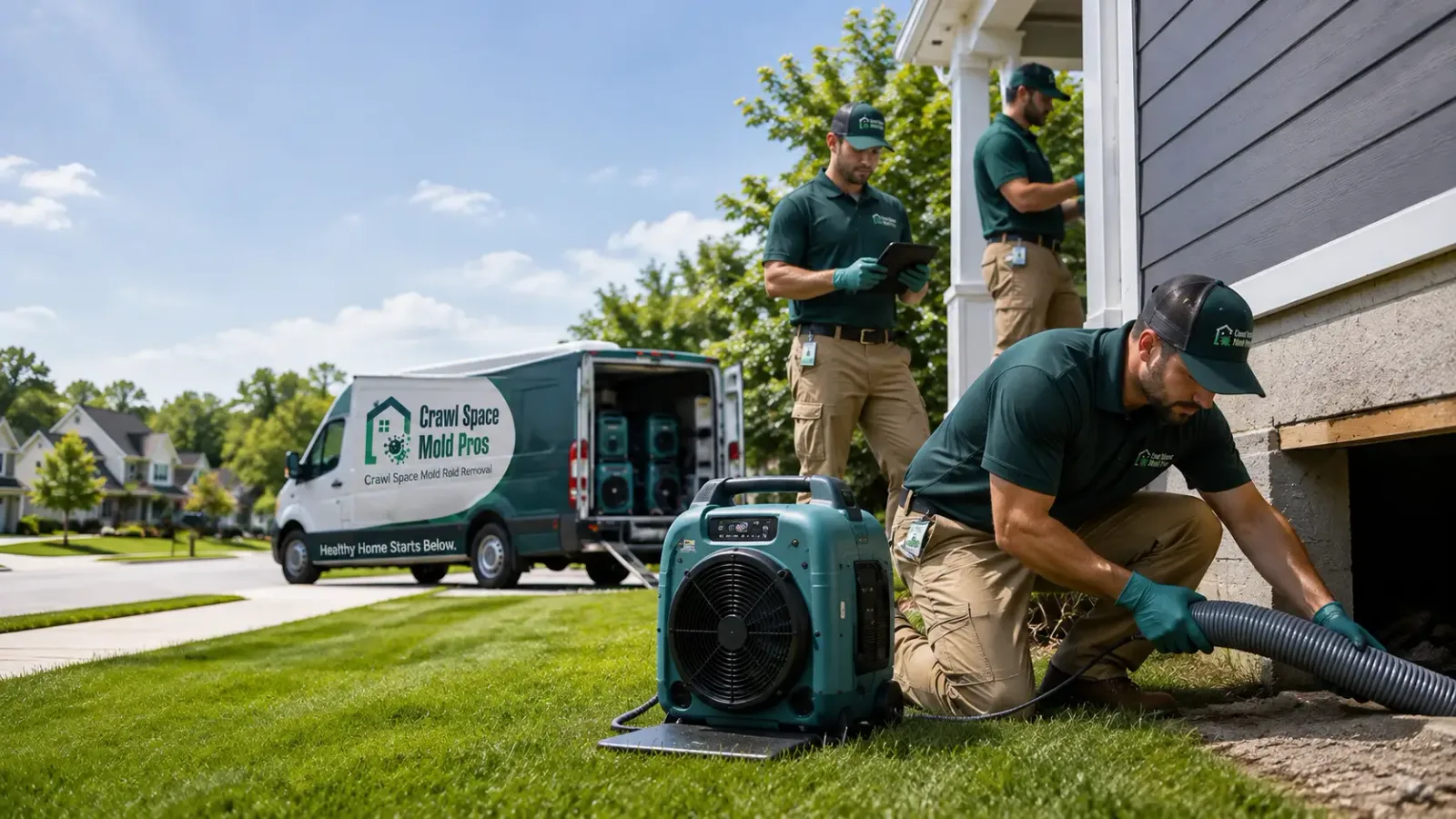 Crawl Space Mold Removal in Chandler, IN